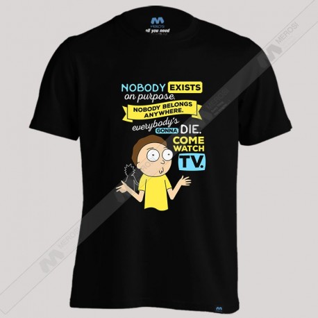تیشرت پسرانه Morty Nobody 