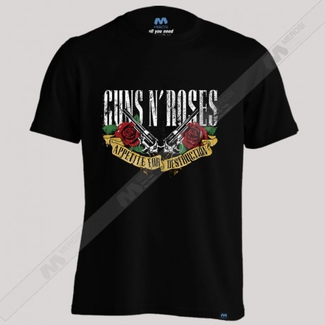 تیشرت پسرانه Guns Banner 