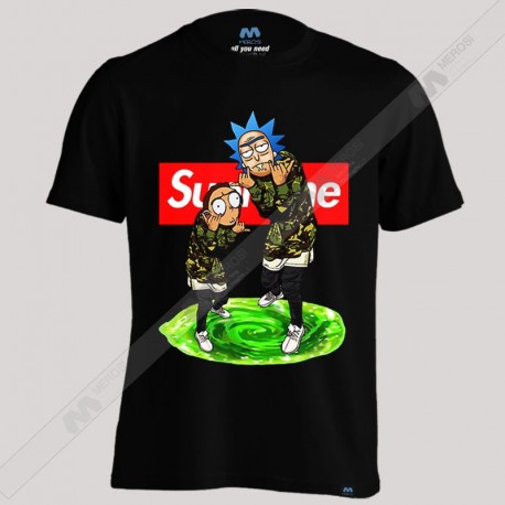 تیشرت پسرانه Supreme Rick And Morty