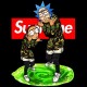 تیشرت پسرانه Supreme Rick And Morty