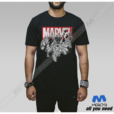 تیشرت Avengers GrayScale 