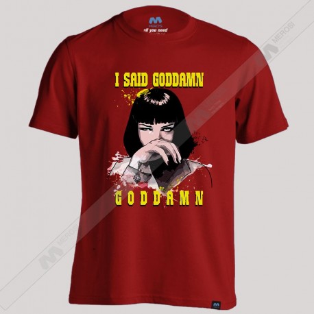 تیشرت Pulp Fiction God Damn2