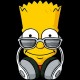 تیشرت Simpson Headset