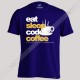 تیشرت eat sleep code coffee
