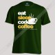 تیشرت eat sleep code coffee