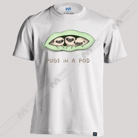 تیشرت Pugs in a Pod 