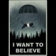 تیشرت I want to believe 