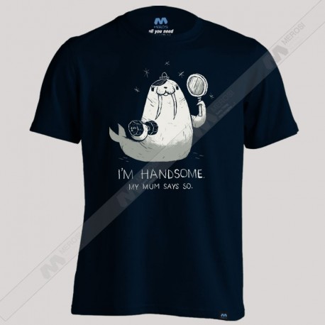 تیشرت i'm handsome. 
