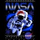 تیشرت Astronaut Santa Ugly Christmas Sweater 