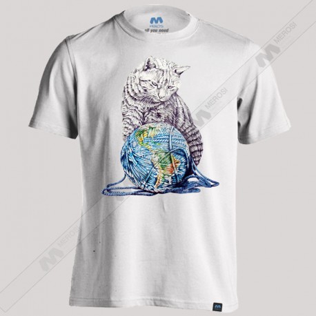 تیشرت Our feline deity shows restraint 