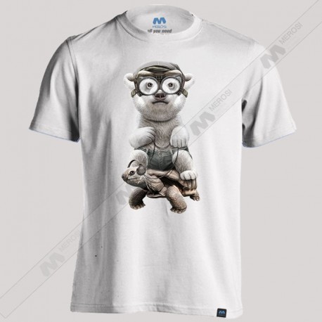 تیشرت POLAR RIDING TORTOISE 