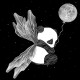 تیشرت Space Angel Panda Bear 