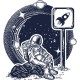 تیشرت Astronaut in space 
