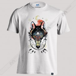 تیشرت Wolf's head watercolor 