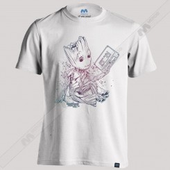 تیشرت Groot Mixtape Outline 