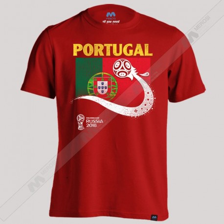 تیشرت Portugal Team Flag 