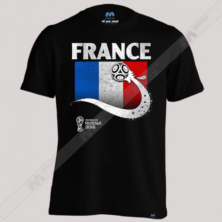 تیشرت France Team Flag 