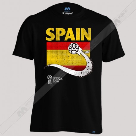 تیشرت Spain Team Flag 