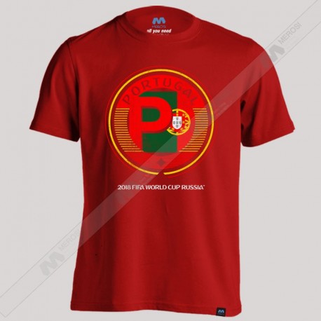 تیشرت Portugal Team Circle 