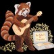 تیشرت Red Panda Street musician 