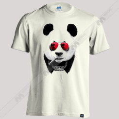 تیشرت طرح Panda Summer Boss