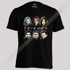 تیشرت طرح Friends Head 