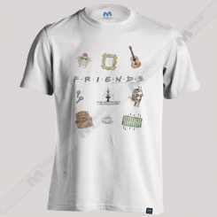 تیشرت طرح Friends Icons