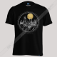 تیشرت طرح Harry Potter Hogwarts Line Art