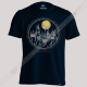 تیشرت طرح Harry Potter Hogwarts Line Art
