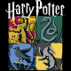 تیشرت طرح Harry Potter Hogwarts House Mashup 