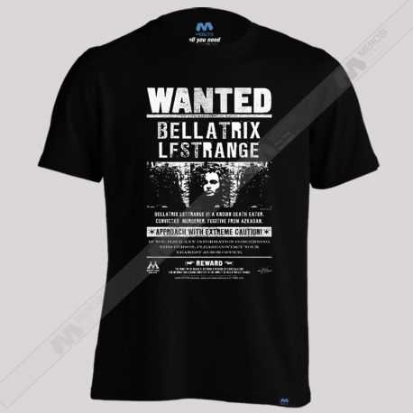  تیشرت طرح Bllatrix Wanted! 