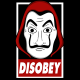  تیشرت طرح La Casa De Papel DisObey!