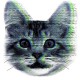 تیشرت Glitch Cat