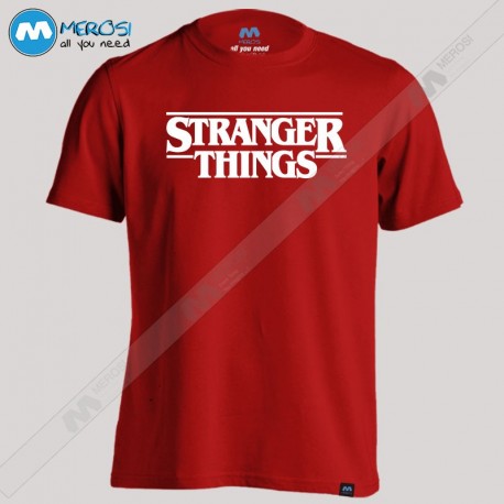 تیشرت Stranger Things White Logo