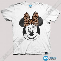 تیشرت Minnie Mouse Leopard Bow Big Face