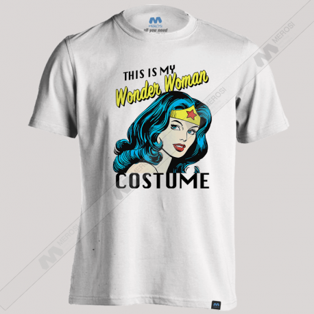تیشرت طرح This Is My Wonder Woman Costume