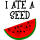 تیشرت طرح I ATE A SEED