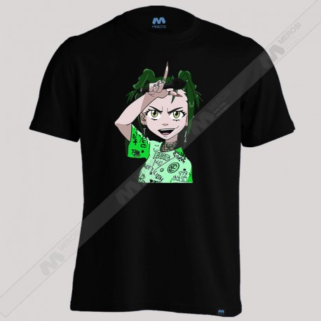 تیشرت Billie Eilish Cartoon