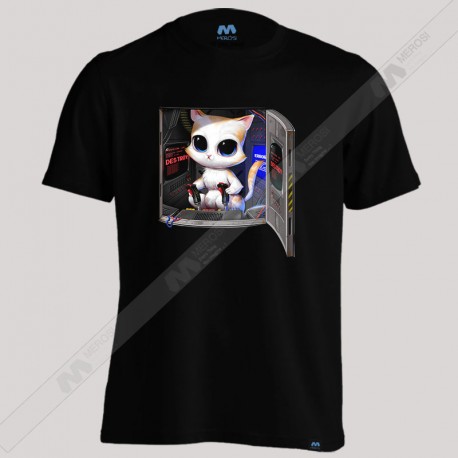 تیشرت Cat Piloted Cyborg