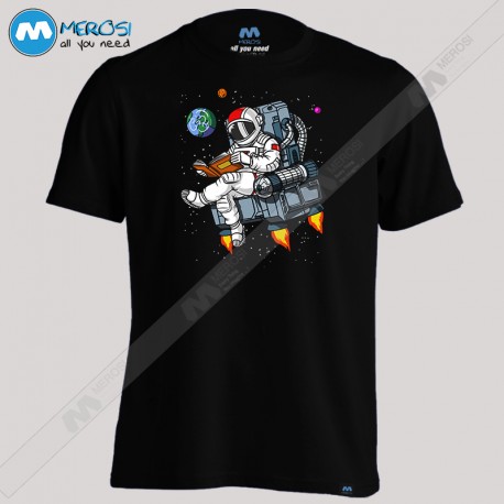 تیشرت Space Astronaut Book Reading