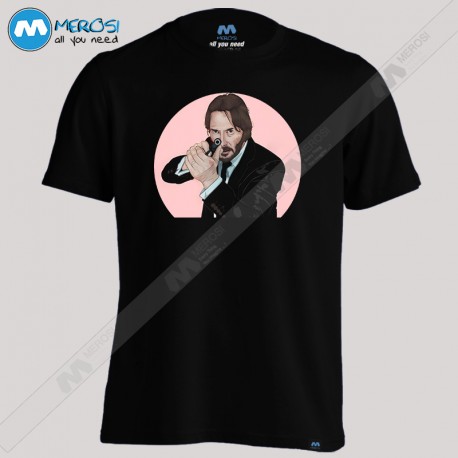 تیشرت طرح جان ویک