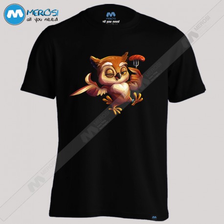 تیشرت طرح جغد