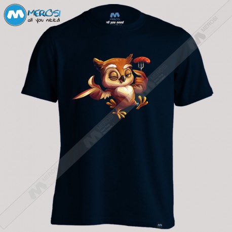 تیشرت طرح جغد