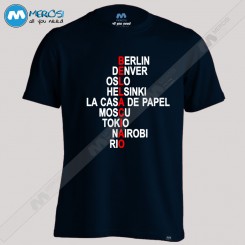 تیشرت La Casa De Papel Names