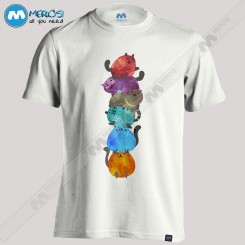 تیشرت A Pile Of Cats