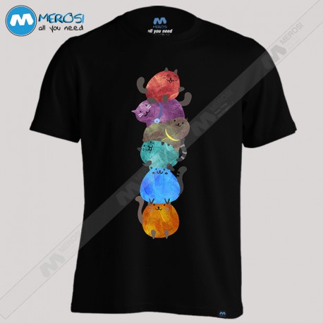 تیشرت A Pile Of Cats