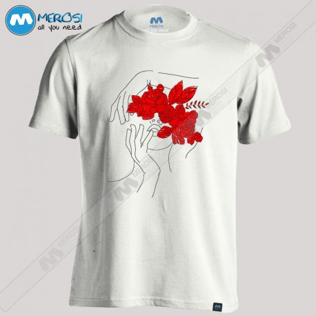 تیشرت Abstract Woman, Line art