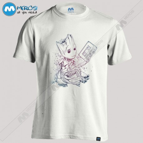 تیشرت Groot Mixtape Outline
