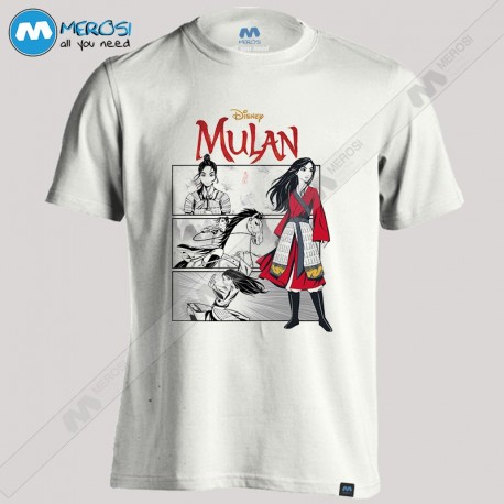 تیشرت Mulan Comic Panels