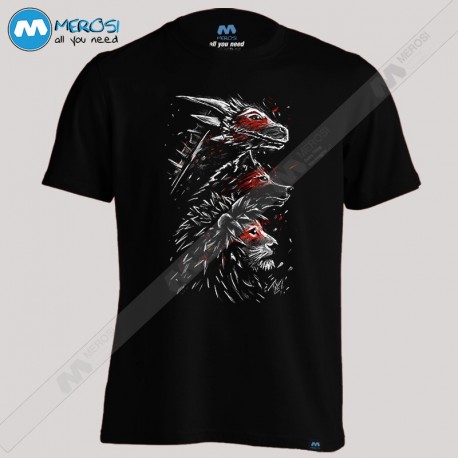تیشرت Dragon Wolf Lion